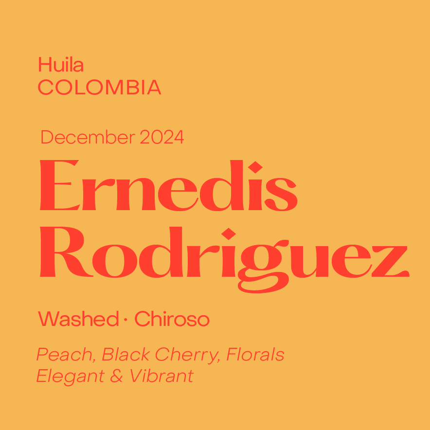 Colombia Ernedis Rodriguez, Washed Chiroso Dec '24