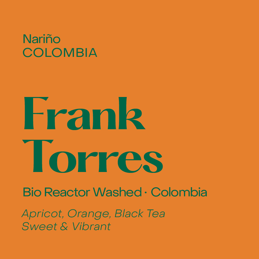 Colombia Frank Torres, Bio Reactor Washed Colombia