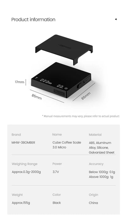 Cube Coffee Scale 3.0 Micro