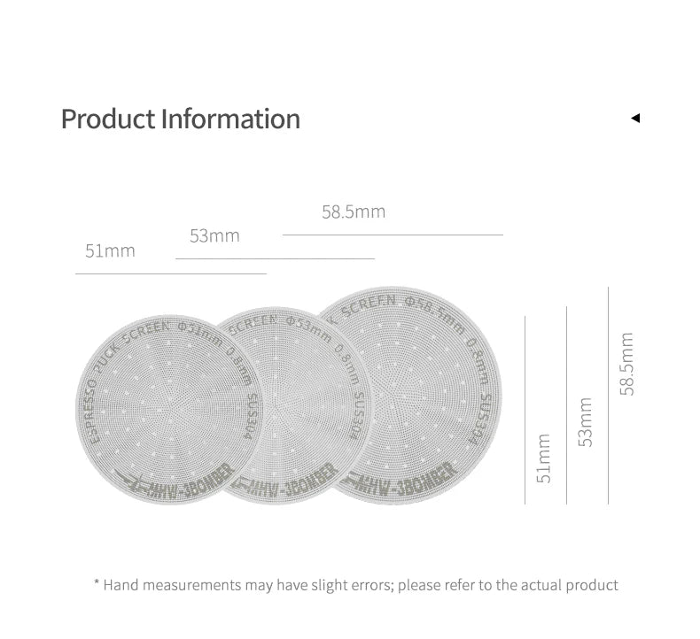 Espresso Puck Screen