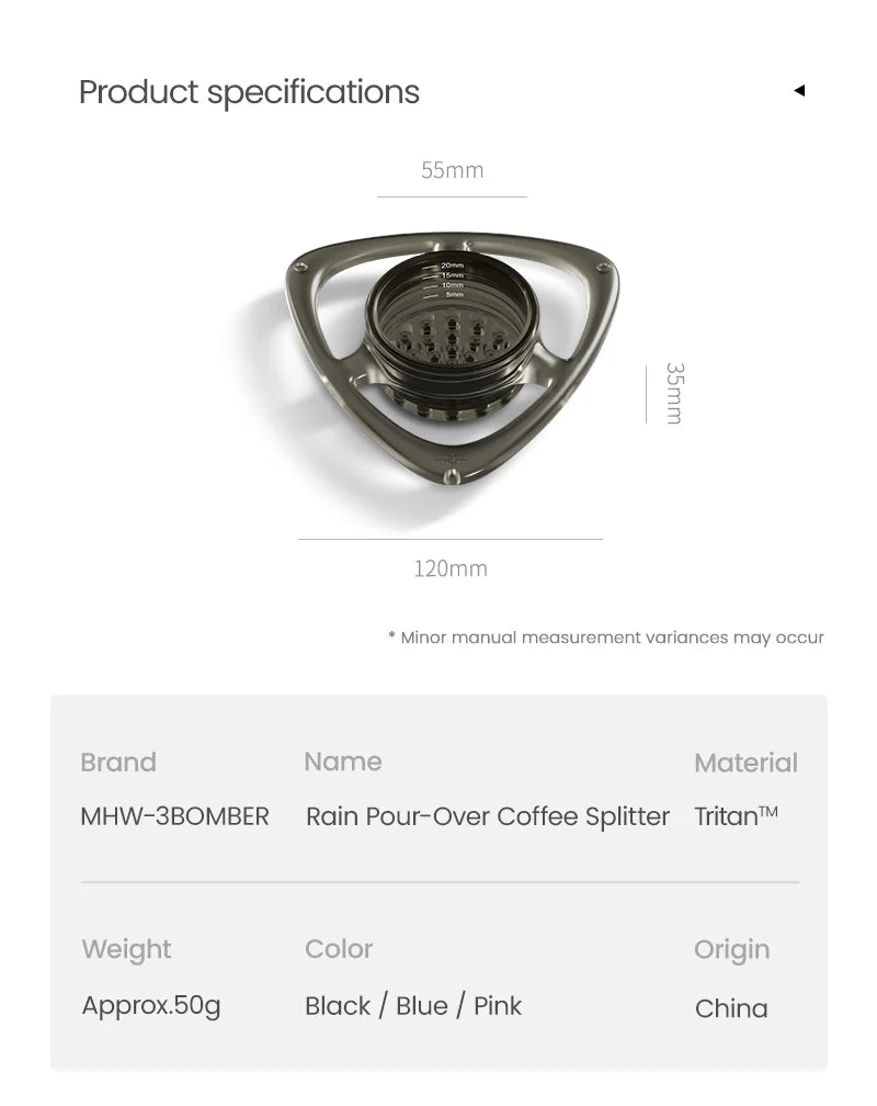 Rain Coffee Splitter