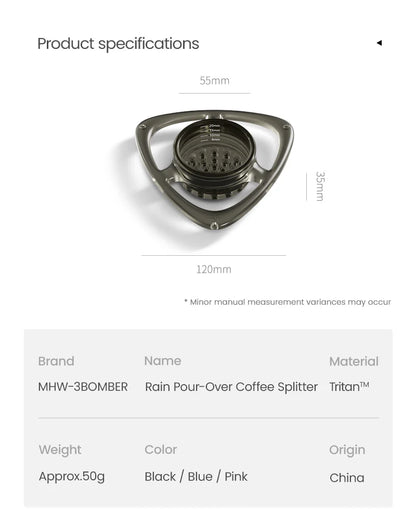 Rain Coffee Splitter