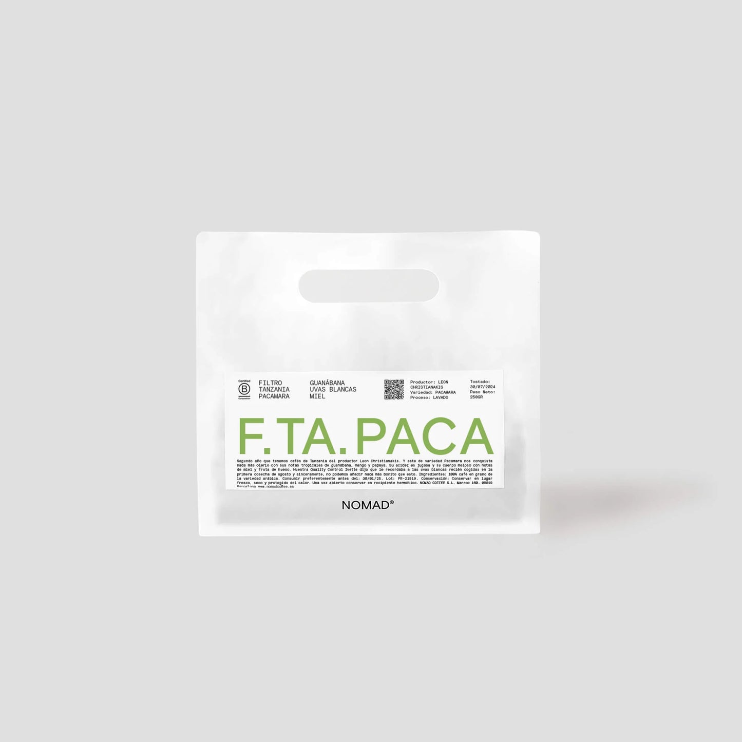 Tanzania Acacia Hills Pacamara Filter